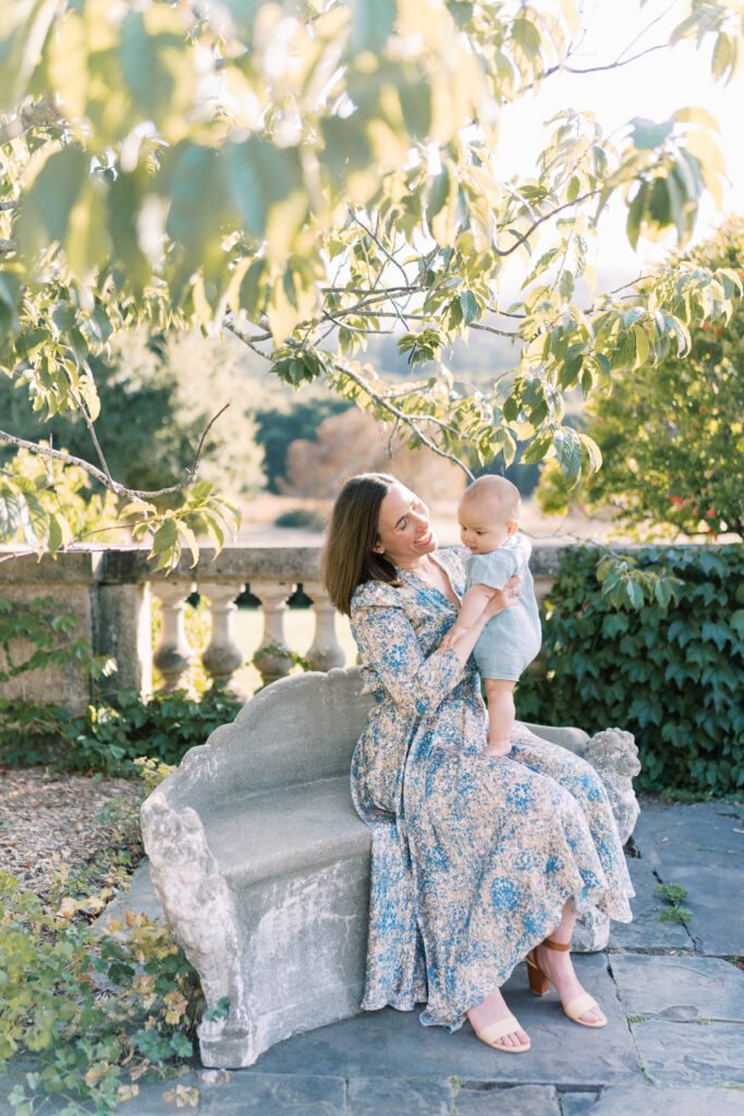 mom and baby filoli photography
