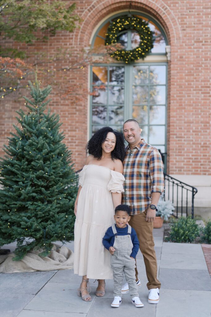 Holiday card photos at Filoli